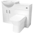 Nes Home Ellen Vanity Unit With WC Unit & Rimless Back To Wall Toilet