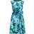 Vera Mont Women's Cocktail Dress with Tie Belt - Green/Dark Blue