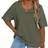 Shein Plus Womens Solid Color Simple Short Sleeve TShirt For Daily Wear