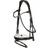 LeMieux Kudos Patent Dressage Bridle Colour: Black/White, Extra