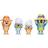 Bluey Figurer Familie Telt-Tur 4-pak
