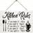 Shein Cafe Garage Black/White Wall Decor