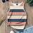 Shein Womens Colorful Striped Casual Tank Top For Summer