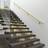 Rothley Rothley Satin Brass Stair Handrail Kit 3.6m Gold 3600 x 4 x 4cm