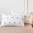 Shein pcs Black Heart Shaped Love Pattern Pillow Case Black, White (66x50cm)