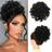 Shein Messy Bun Short Curly Ponytail Extension Elastic Drawstring Loose Hair Bun Hair Pieces