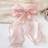 Shein pc Sweet Pink Princess Mesh Bow With Long Wavy Ribbon Clip