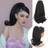 Shein Synthetic Drawstring Black StraightWavy Ponytail