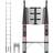 Dayplus Pro. portable heavy duty multi-purpose stainless telescopic ladder extendable