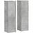 vidaXL Plant Stand 2pcs Concrete Engineered Wood