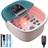 Renpho Edge Shiatsu Foot Spa Bath Massager with Pedicure Kit Green, Green
