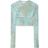 Off-White Smock Tie Dye Vi Double Top - Blue/Green