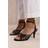 Where's That From Womens 'Cyprus' Multi Cross Over Strap Mid Black