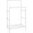 Songmics Double Rails White Clothes Rack 88x154cm