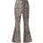 Shein Young Girls Fashionable Animal Print Flare Pants Suitable For Casual Daily Outings In Summer And Autumn