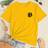 Shein Slim Fit Womens Casual Short TShirt Comfortable Round Neck Short Sleeve Fashionable Streetwear Plus Letter Printed TShirt