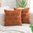 Shein Pumpkin Embroidery Pillow Case Without Core Cushion Cover Brown