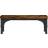 vidaXL Screen Smoked Oak TV Bench 37x14cm