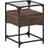 vidaXL 846082 Brown Oak Sengebord 40x40cm