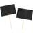 A Lot Decoration Blackboard Stick Black Dekoration