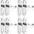 XFORT Richmond lever latch scroll polished chrome