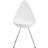 Fritz Hansen 3110 The Drop White/Chrome Plated Steel Köksstol 88.5cm