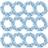 Shein pcs Blue Sausage Hair Scrunchies
