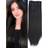 Shein Piece ClipOn Long Straight Synthetic Hair Extensions Wig