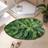Shein 1pc Leaf Shaped Bath Mat, Made Of Polyester Fiber, Super Absorbent Anti-Slip Easy-To-Clean, For Bathtub Bathroom Laundry Room Home Bathroom Decor Bath Rug Floor Carpet Outdoor Rug Door Mat Summer