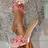 Shein Women Transparent HighHeeled Sandals With Butterfly Decoration Square Toe Suitable For Weddings And Parties