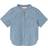 Name It KId's Printed Denim Shirt - Light Blue Denim (13229388)