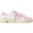 GOLDEN GOOSE Kid's May Leather Sneakers - White/Pink