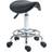 Homcom Rolling Salon Black Saddle Chair 66cm