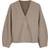 Vila Juice V Neck Jacket - Natural Melange