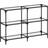 vidaXL 846030 Transparent/Black Avlastningsbord 30x118.5cm