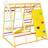 Costway 8 in 1 Wooden Jungle Gym Playset with Slide & Monkey Bars