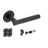 Leader Knurled Round Rose Door Handle