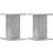 vidaXL Speaker Stands 2 pcs Concrete Grey