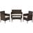 Songmics Polyrattan Garden Outdoor Lounge Set