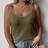 Shein Plus Womens Solid Color Simple Daily Sleeveless Tank Top