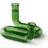 Studio About Wave Green Ljusstake 10cm