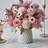 Shein pc Shatterproof Creative Plastic Flowers European Flower Vase 15cm