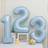 Shein 40-Inch Number Foil Balloon Birthday Anniversary Party Decoration Aluminum Balloon Baby Blue