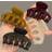 Shein Jelly Color Medium 6cm/2.36in Claw Hair Clips, Fashionable Versatile With Simple