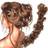 Shein Messy Hair Bun Updo Extensions, Curly Hair Scrunchies Chignon Hairpiece