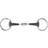 Horze Horze Double-Jointed Eggbutt Rubber Bit, Black