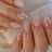 Shein Short Coffin Shaped Simple Style False Nails, With 1pc Nail File Jelly Glue