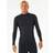 Rip Curl Ripcurl Men's Rip Curl Mens Dawn Patrol UPF Perf Long Sleeve Rash Vest Black