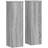 vidaXL Plant Stand 2pcs Grey Sonoma Engineered Wood