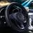 Shein Car Wheel Cover, PU Embossed Non-Slip, Universal Fit 14.5-15in
